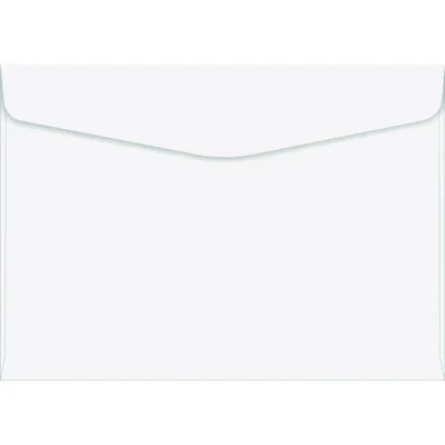 ENVELOPE BRANCO LISO 11 X 16 CM - UN