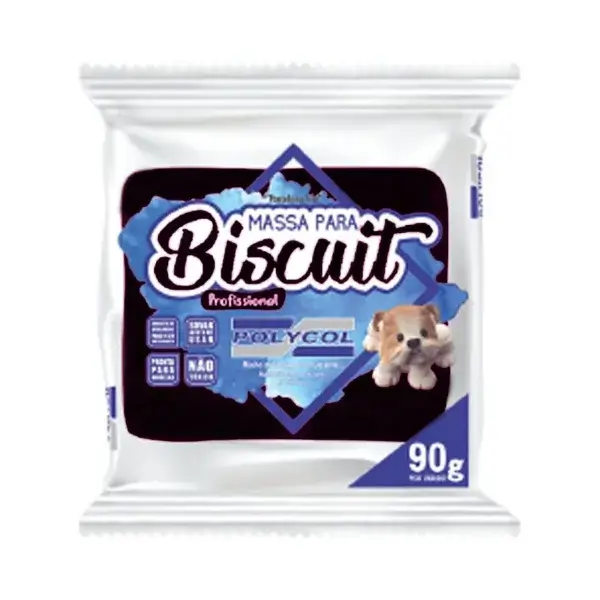 Massa De Biscuit Preto 90 G  - Polycol