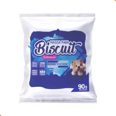 Massa De Biscuit Azul Royal 90 G  - Polycol