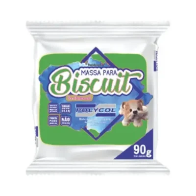 Massa De Biscuit Folha 90 G  - Polycol - (Cores Sortidas)