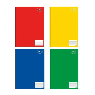 Caderno Brochura Pequeno Class Capa Dura 80 Fls Preto - Foroni